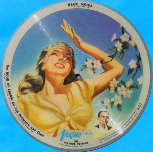 The Hour Of Charm All Girl Orchestra - Blue Skies / Seville (1947 Vogue Picture Disc)