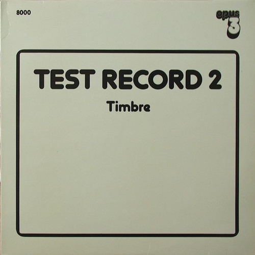 Opus 3 - Test Record 2 (Timbre)