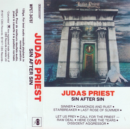 Judas Priest - Sin After Sin (Sealed Cassette)