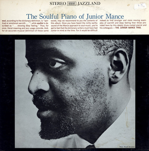 Junior Mance – The Soulful Piano Of Junior Mance