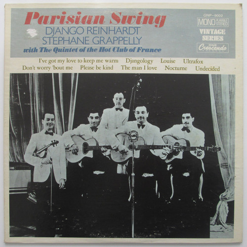 Django Reinhardt / Stephane Grappelly* With The Quintet Of The Hot Club Of France – Parisian Swing