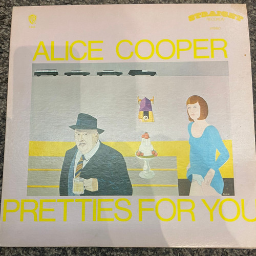 Alice Cooper - Pretties For You (1972 Green Warner - Uncensored Panty Cover)