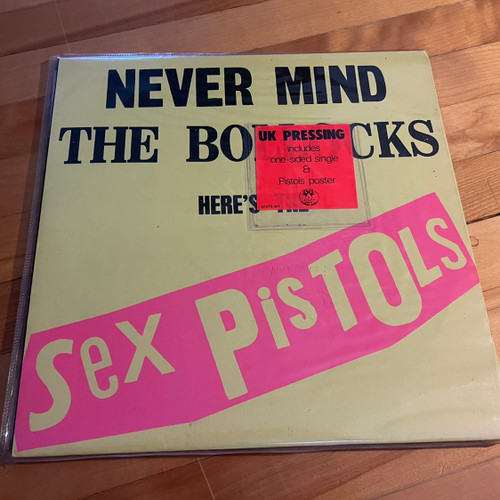 Sex Pistols - Never Mind The Bollocks Here's The Sex Pistols (1977 UK 1st with Poster/7”/Hype Sticker and inners - Cape Cod Digs)