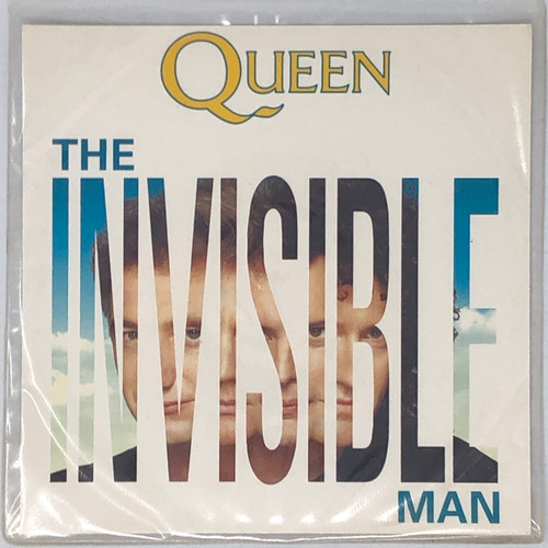 Queen - The Invisible Man / Hijack My Heart (UK 1995 Clear 7" Single)
