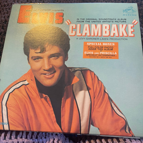 Elvis Presley - Clambake (1967 Mono NM/NM with Photo)