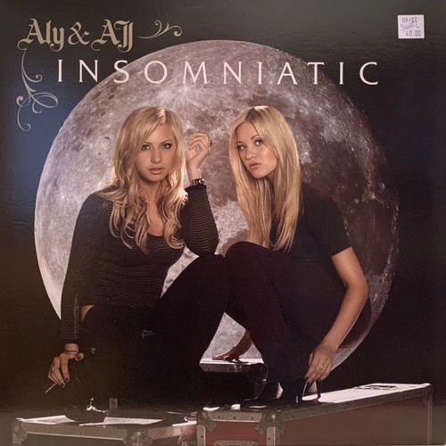 Aly & AJ - Insomniatic (white and grey swirl vinyl NM, was $40!)