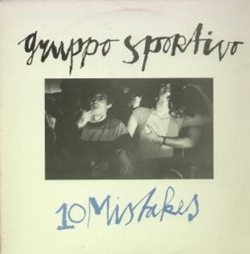 Gruppo Sportivo - 10 Mistakes (1978 UK Pressing with insert) 