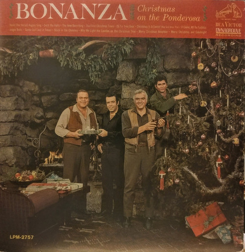 Bonanza - Christmas On The Ponderosa LP used Canada mono 1963 (see grading in description)