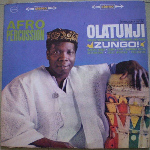 Olatunji And HIs Percussion, Brass, Woodwind And Choir - Zungo! - Afro Percussion LP used Canada 1961 (see grading in description)