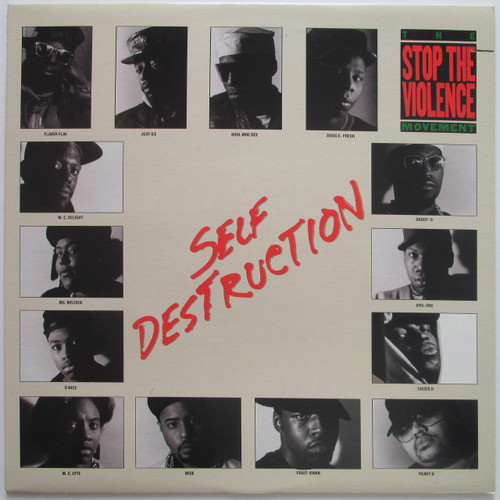 The Stop The Violence Movement – Self Destruction (12" single EX / EX)