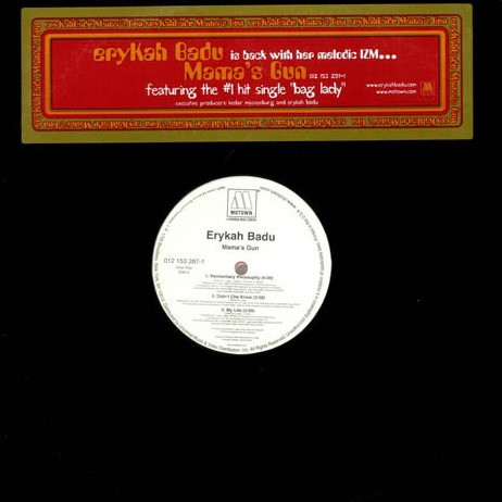 Erykah Badu — Mama's Gun (US 2020 Reissue, Red & Gold Vinyl, NM/VG