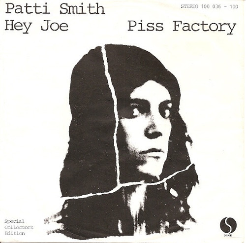 Patti Smith - Hey Joe / Piss Factory (1978 German EX/EX)