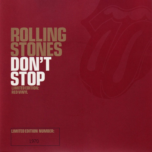 The Rolling Stones - Don't Stop (Limited Edition Numbered Coloured 7” NM/NM)