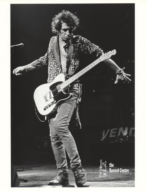 Keith Richards stage photo Beacon Theater NYC 1993 Bob Gruen photographer...includes certificate of authenticity (COA)