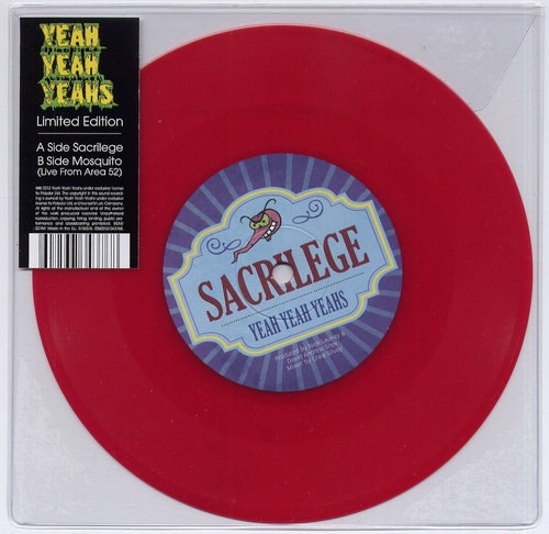 Yeah Yeah Yeahs - Sacrilege (2013 US 7” Single Red Vinyl)