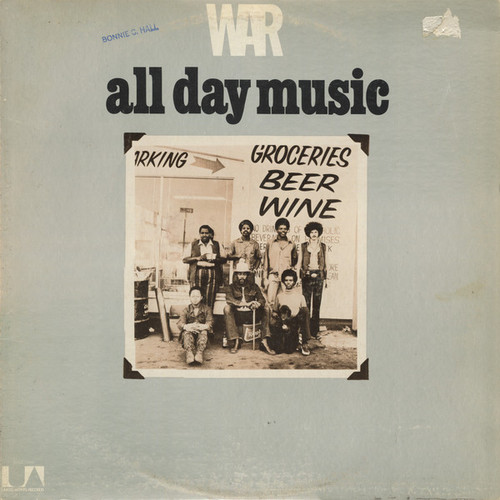 War – All Day Music LP used Canada 1971 VG+/VG