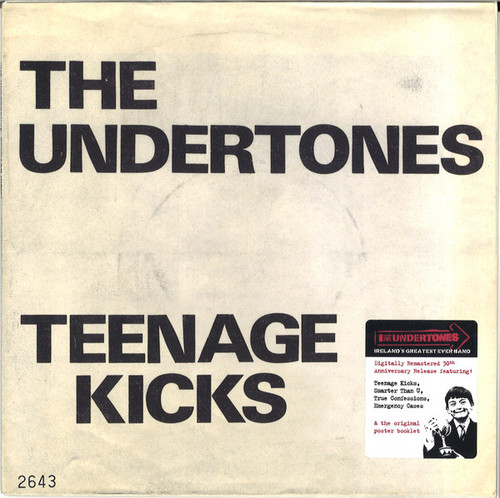 The Undertones – Teenage Kicks 4 tracks 7 inch single used UK 2008ltd. ed. numbered NM/NM