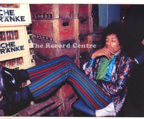 Jimi Hendrix 8x10 colour photo backstage Germany 1967_photo1