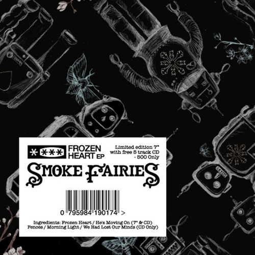 Smoke Fairies – Frozen Heart EP 2 track 7 inch single plus 5 track limited edition CD used UK 2009 NM/NM