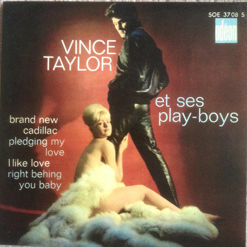 Vince Taylor Et Ses Play-Boys* – Brand New Cadillac 4 track 7 inch single used Japan 2010 amber marbled vinyl NM/VG+