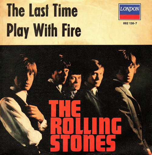 The Rolling Stones – The Last Time / Play With Fire 2 track 7 inch single used Germany 1989 NM/NM