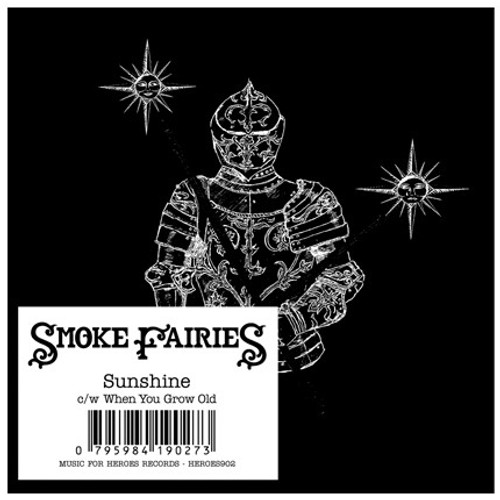 Smoke Fairies – Sunshine 2 track 7 inch single plus 2 track CD used UK 2009 NM/NM