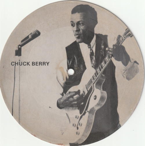 Chuck Berry – Oh Carol / Rock 'N Roll Music 2 track 7 inch single one sided picture flexi disk used Denmark 1985 NM/NM