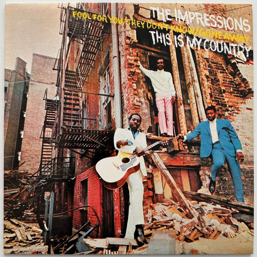 The Impressions – This Is My Country (reissue Clear Red vinyl NM / NM)