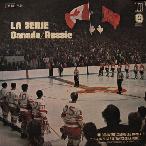 La Série Canada/Russie/The Canada Russia Hockey Series - LP used Canada 1973 mono NM/VG+