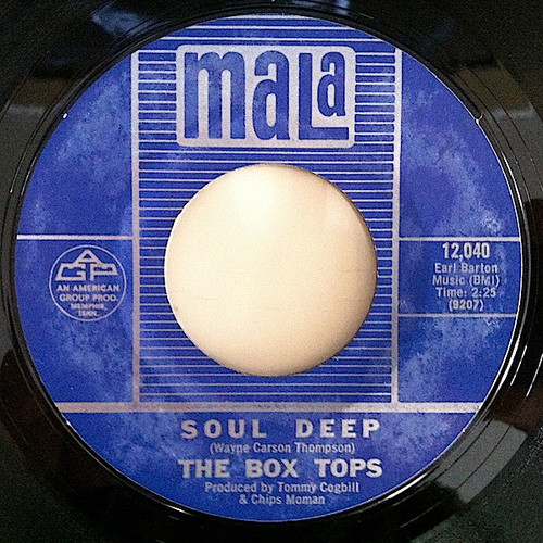 The Box Tops – Soul Deep 2 track 7 inch single used US 1969 NM/NM