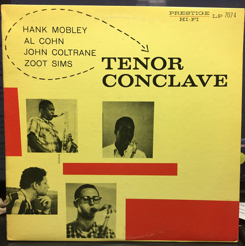 Hank Mobley / Al Cohn / John Coltrane / Zoot Sims – Tenor Conclave LP used US 1984 mono reissue NM/NM