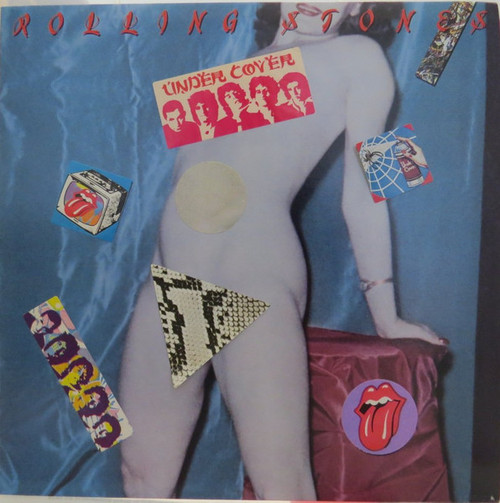 The Rolling Stones – Undercover LP used Canada 1983 w/peel stickers NM/VG+