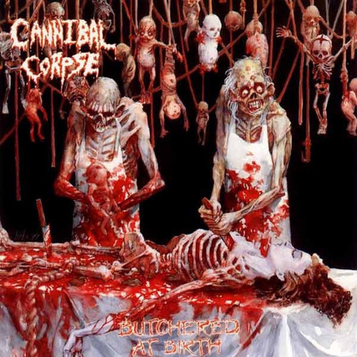 Cannibal Corpse - Butchered At Birth (2021 US pressing, clear with red ink)