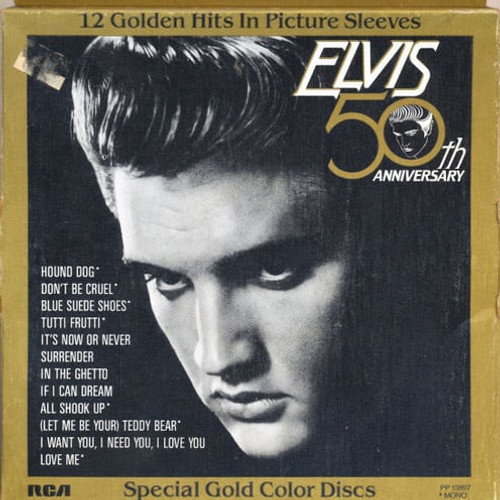 Elvis Presley - Elvis' Greatest Hits - Golden Singles Vol. I (1984 US 7”  Yellow-Gold Translucent)