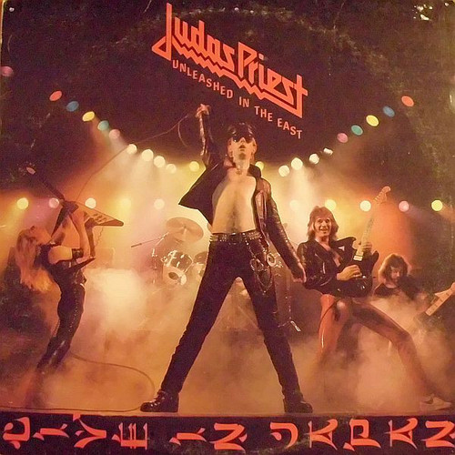 Judas Priest – Unleashed In The East (Live In Japan) LP used Canada 1979 VG+/VG+