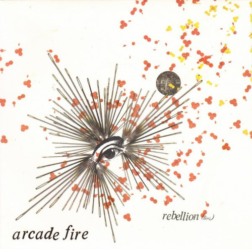 Arcade Fire – Rebellion (Lies) (2 track white vinyl 7 inch single, used UK 2005, NM/NM)