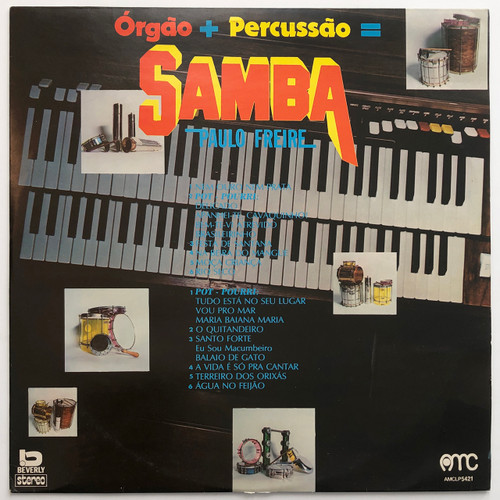 Paulo Freire – Órgão + Percussão = Samba (EX / EX)