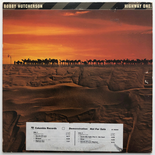 Bobby Hutcherson – Highway One (Promo copy EX / VG+ )