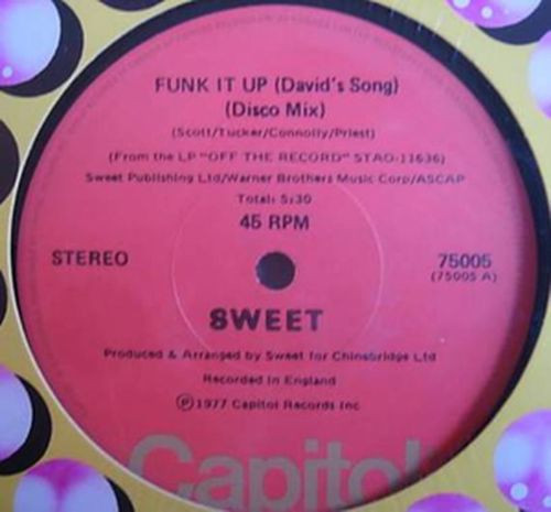 Sweet – Funk It Up (David's Song)