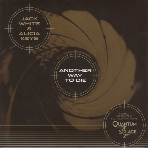 Jack White - Alicia Keyes -Another Way To Die (2008 Gold Vinyl 7” NM/NM)
