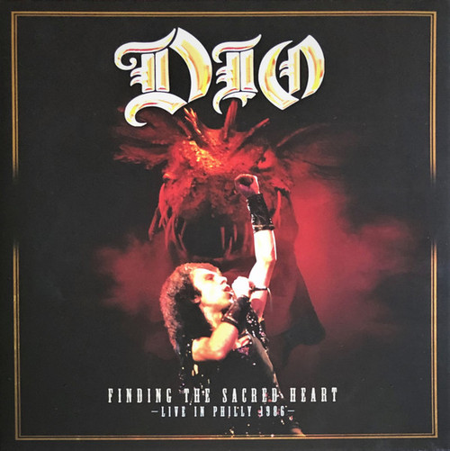Dio – Finding The Sacred Heart – Live In Philly 1986 (2 LPs used UK 2018 reissue on clear vinyl VG+/VG+)