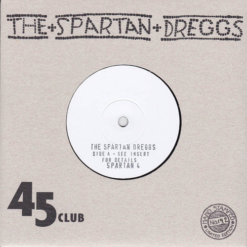 The Spartan Dreggs – The Fighting Temeraire (3 track 7 inch single UK 2011 ltd. ed. numbered NM/NM)