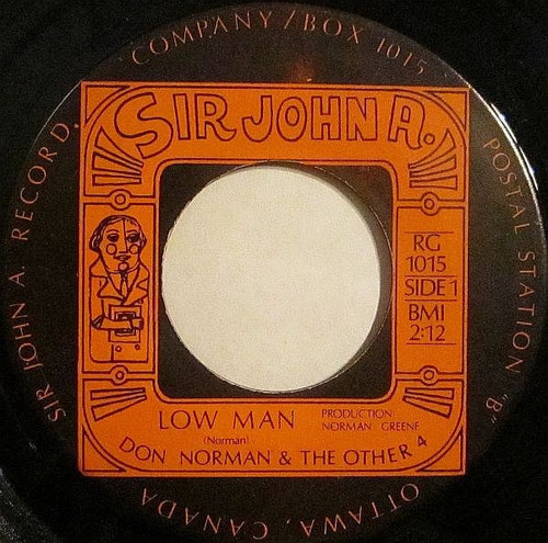 Don Norman & The Other Four - Low Man (1966 7” on Sir John A, VG)