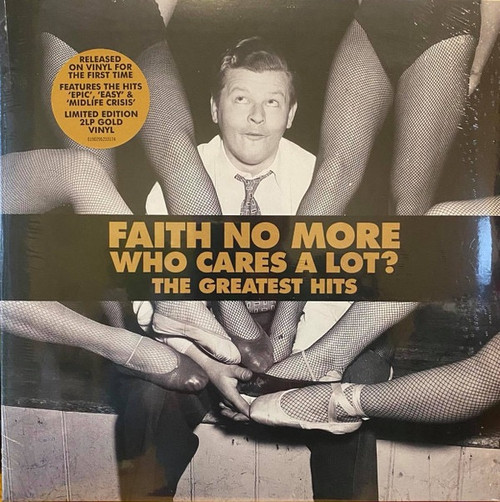 Faith No More — Who Cares A lot? The Greatest Hits (Europe 2021, Limited Edition Gold Vinyl, Hype Sticker, NM/NM)
