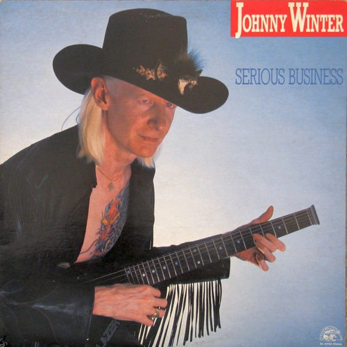 Johnny Winter – Serious Business (LP used Canada 1985 NM/VG+)
