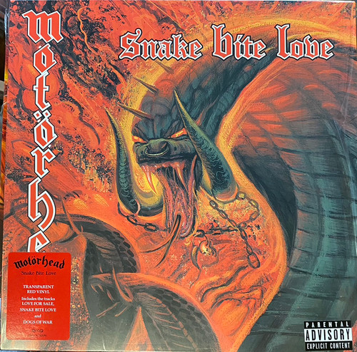 Motörhead - Snake Bite Love (transparent red vinyl)