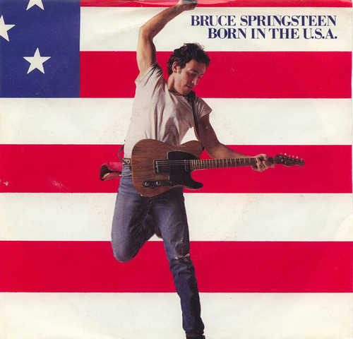 Bruce Springsteen – Born In The U.S.A. (2 track 7 inch single used US 1984 NM/VG+)