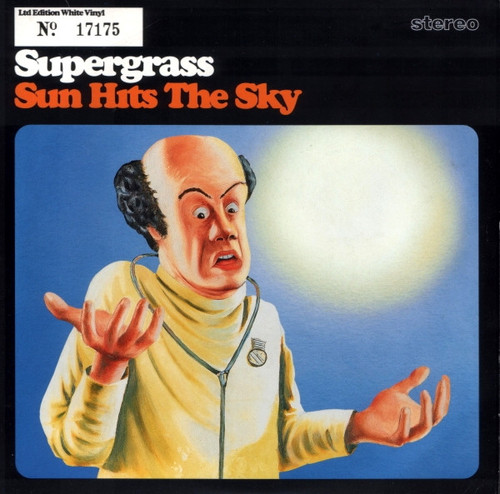 Supergrass – Sun Hits The Sky (2 track 7 inch single used UK 1997 ltd. ed. numbered white vinyl NM/NM)