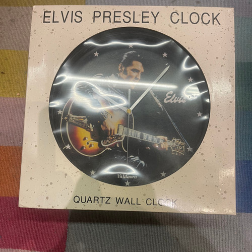 Elvis Presley Quartz Wall Clock (1993 New in Bix)