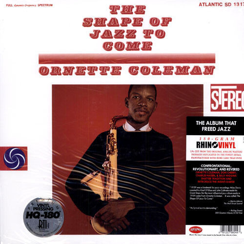 Ornette Coleman – The Shape Of Jazz To Come (LP used US 2010 reissue 180 gm vinyl  VG+/VG+)